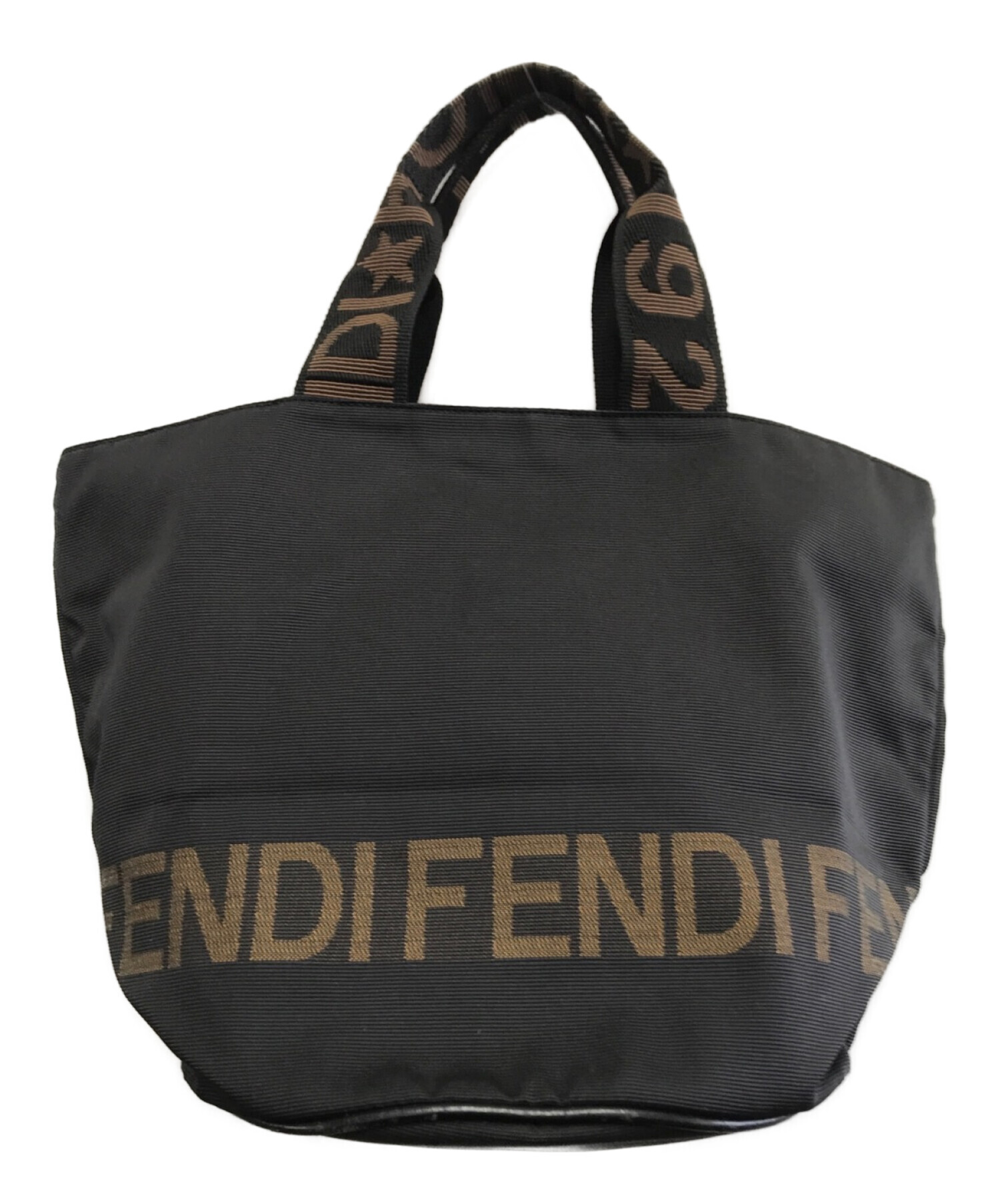 FENDI (フェンディ) ミニトートバッグ ブラック