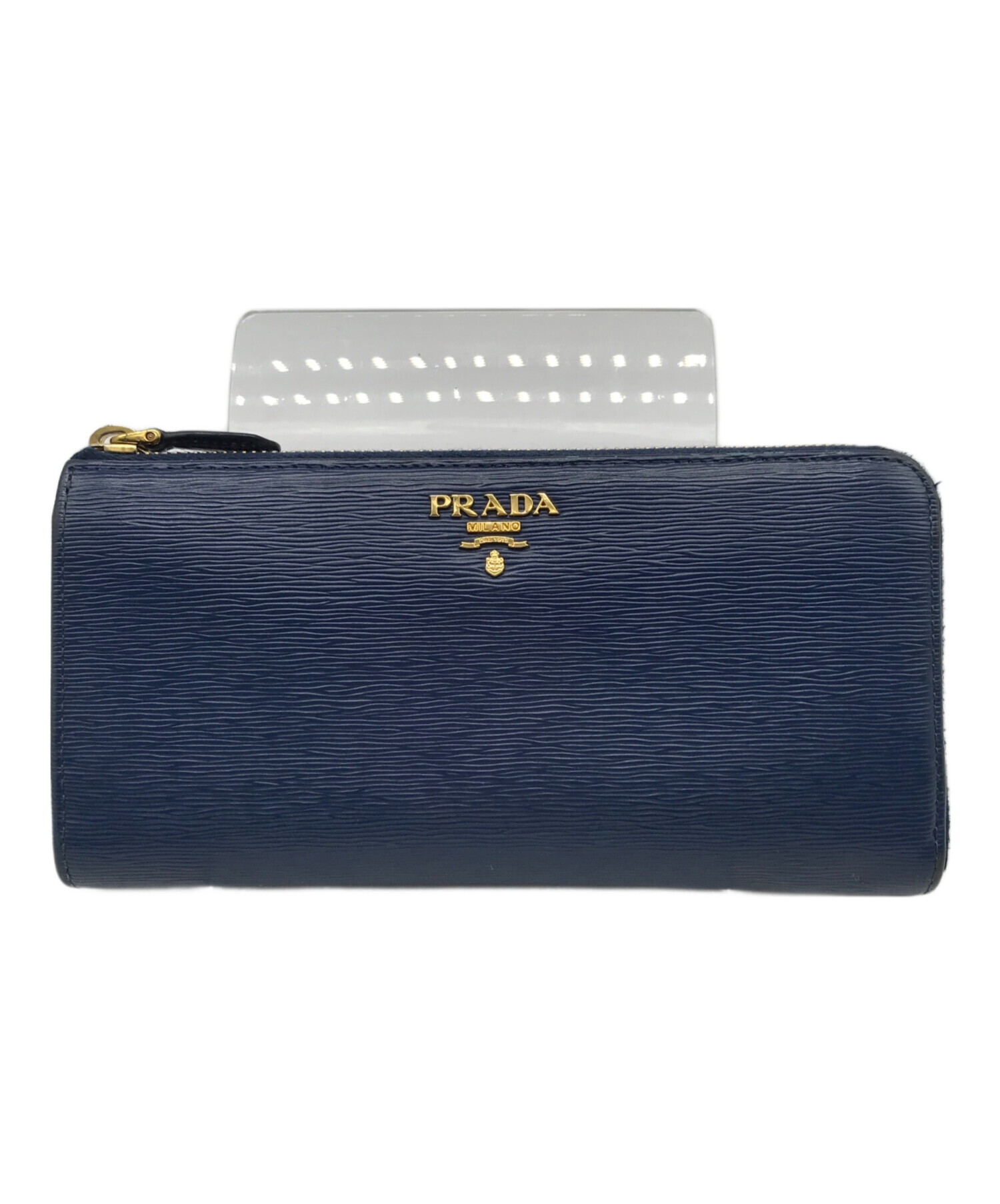 中古・古着通販】PRADA (プラダ) 長財布 ネイビー｜ブランド・古着通販 トレファク公式【TREFAC FASHION】スマホサイト