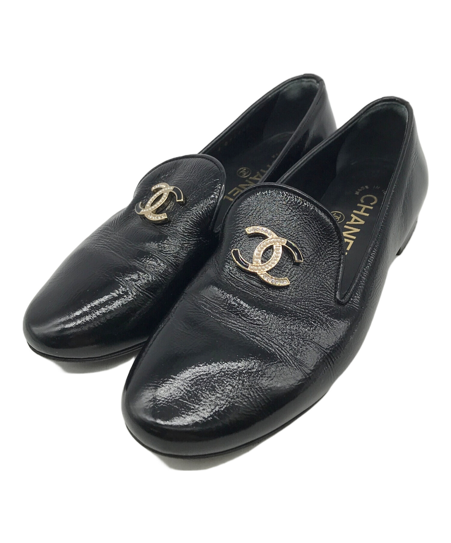 中古・古着通販】CHANEL (シャネル) オペラシューズ ブラック サイズ:34 1/2C｜ブランド・古着通販 トレファク公式【TREFAC  FASHION】スマホサイト