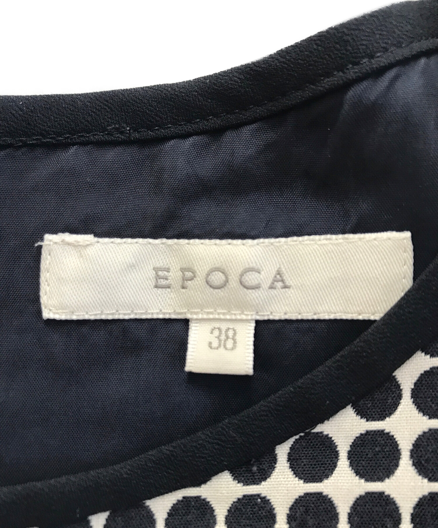 EPOCA (エポカ) セットアップ ホワイト×ブラック サイズ:38