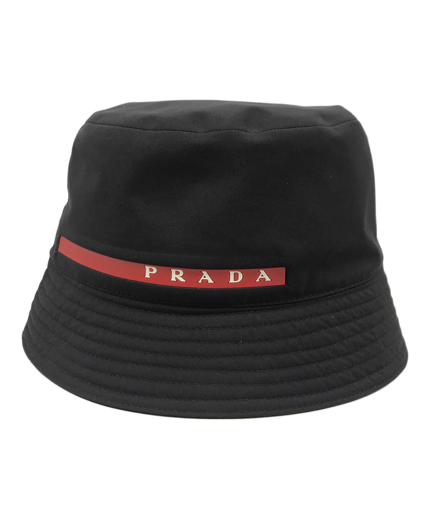 中古・古着通販】PRADA SPORTS (プラダスポーツ) ナイロンバケットハット ブラック×レッド サイズ:L｜ブランド・古着通販  トレファク公式【TREFAC FASHION】スマホサイト