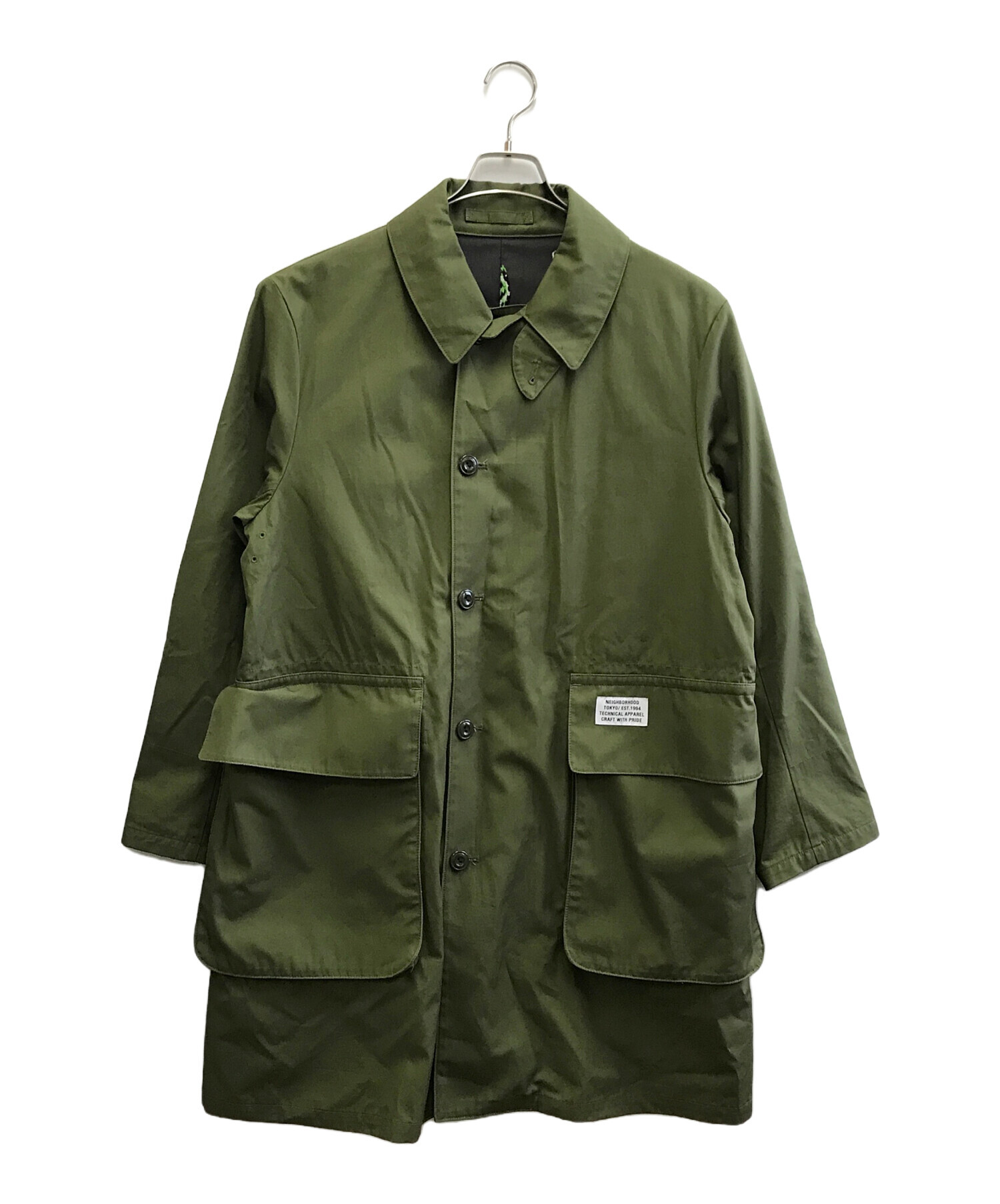 NEIGHBORHOOD (ネイバーフッド) ISLEY C-COAT グリーン サイズ:S