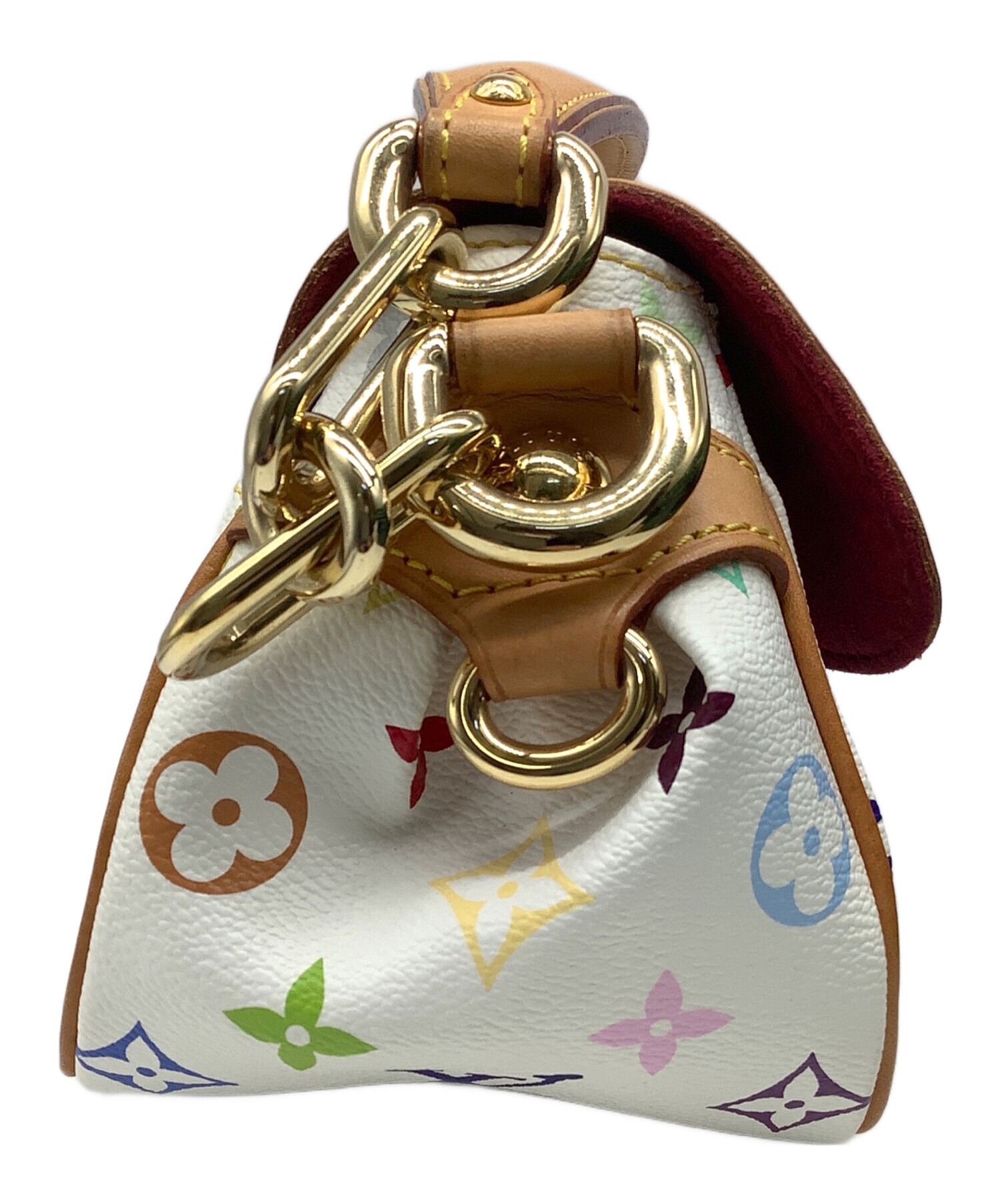 中古・古着通販】LOUIS VUITTON (ルイ ヴィトン) ビバリーMM ホワイト×マルチカラー｜ブランド・古着通販 トレファク公式【TREFAC  FASHION】スマホサイト