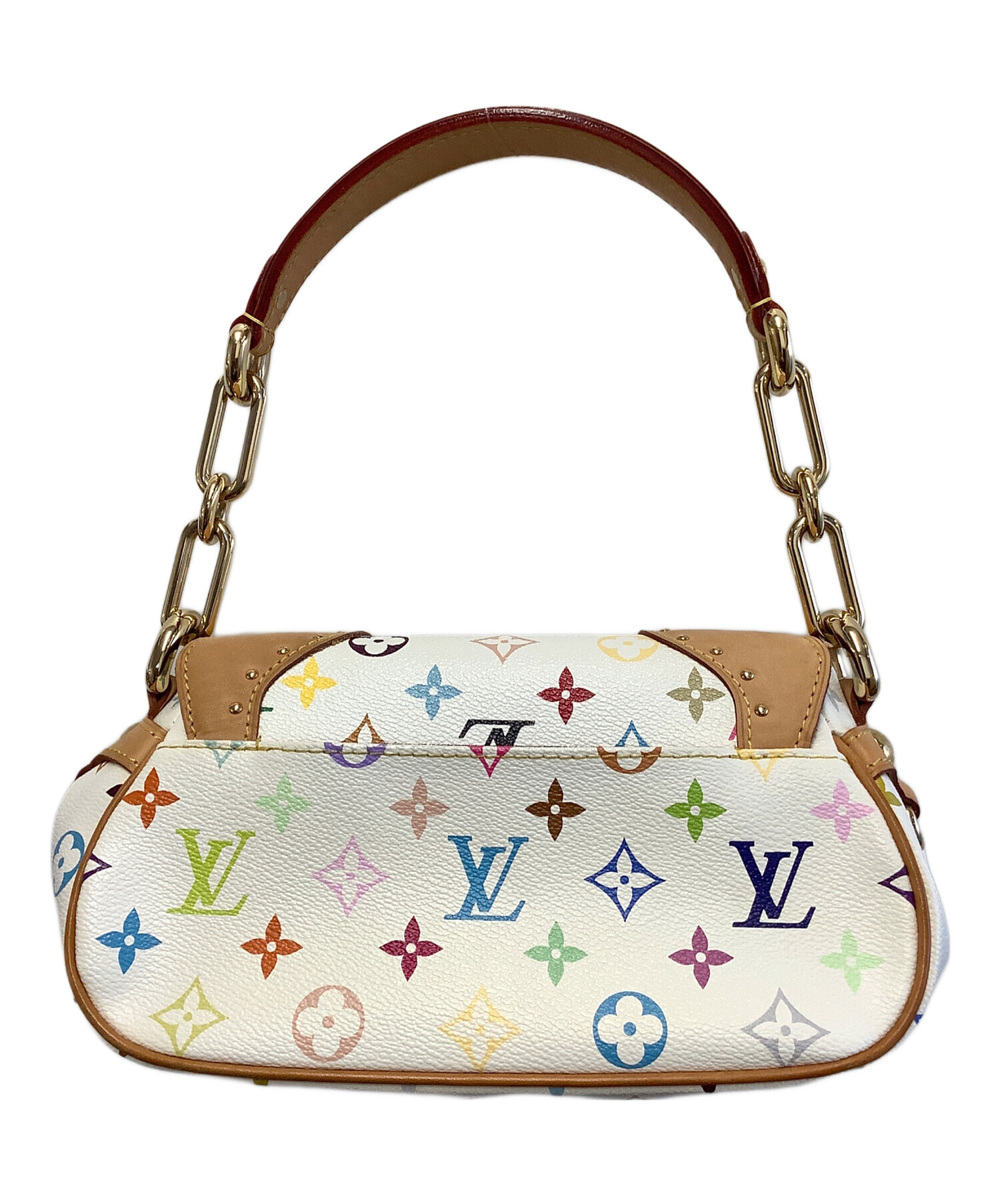 中古・古着通販】LOUIS VUITTON (ルイ ヴィトン) ビバリーMM ホワイト×マルチカラー｜ブランド・古着通販 トレファク公式【TREFAC  FASHION】スマホサイト