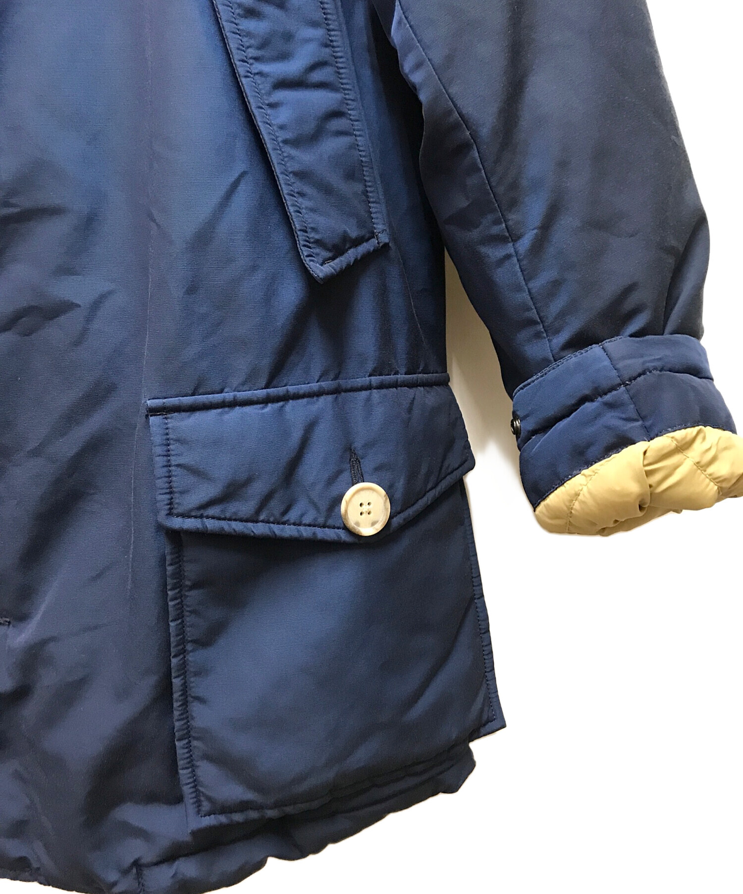 WOOLRICH (ウールリッチ) ダウンジャケット ネイビー サイズ:xs