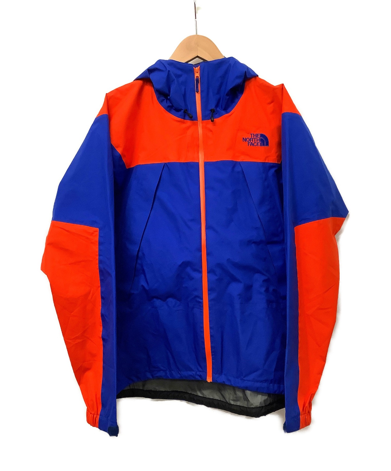 THE NORTH FACE (ザ ノース フェイス) クライムライトジャケット ブルー×オレンジ サイズ:S