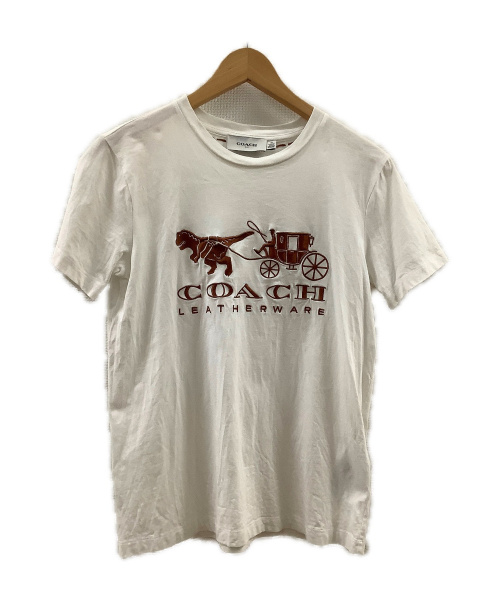 ★新品★COACH(コーチ)レディース半袖Tシャツホワイトサイズ選択可！