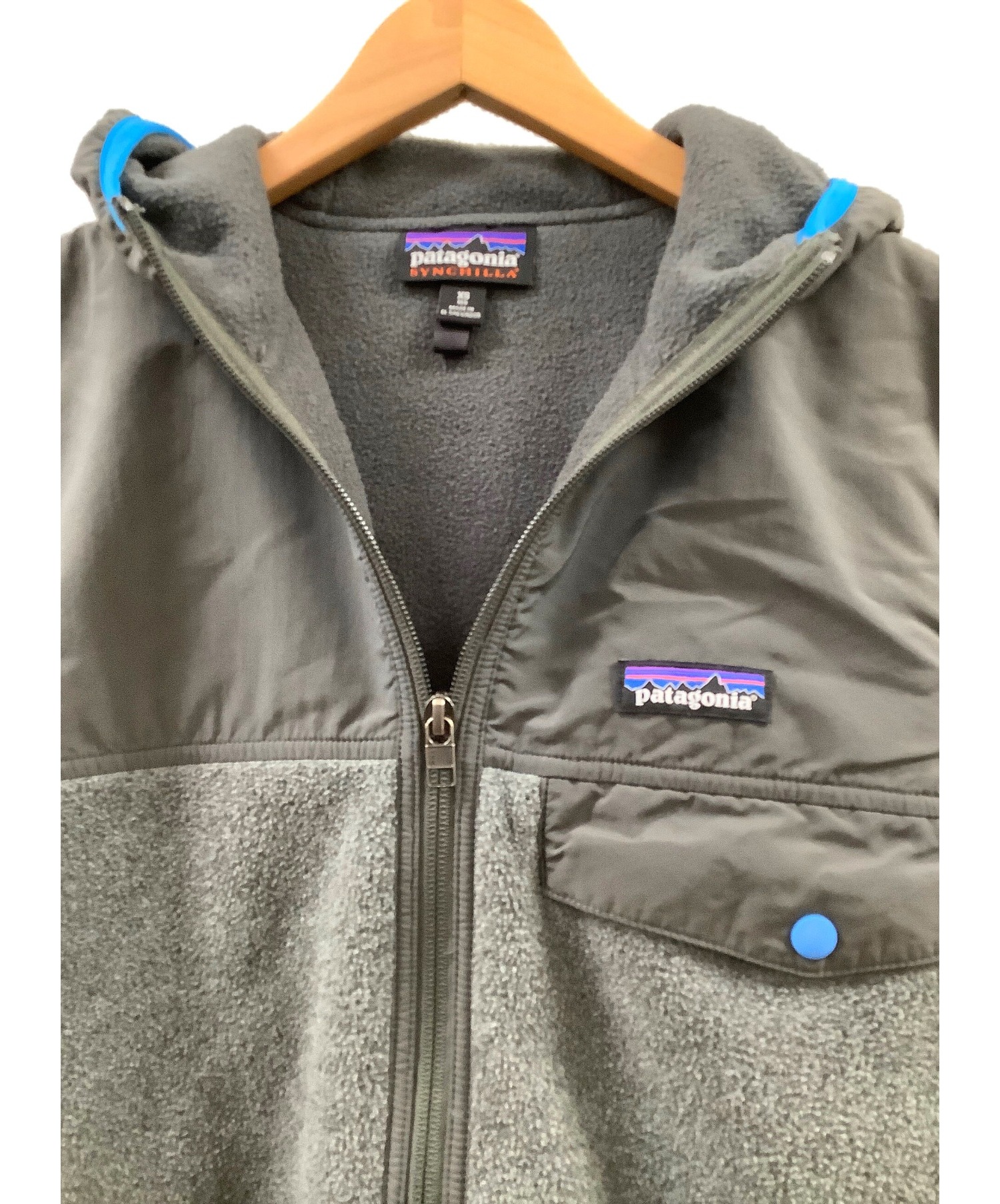 Patagonia (パタゴニア) フリースジャケット グレー サイズ:XS 冬物 25470