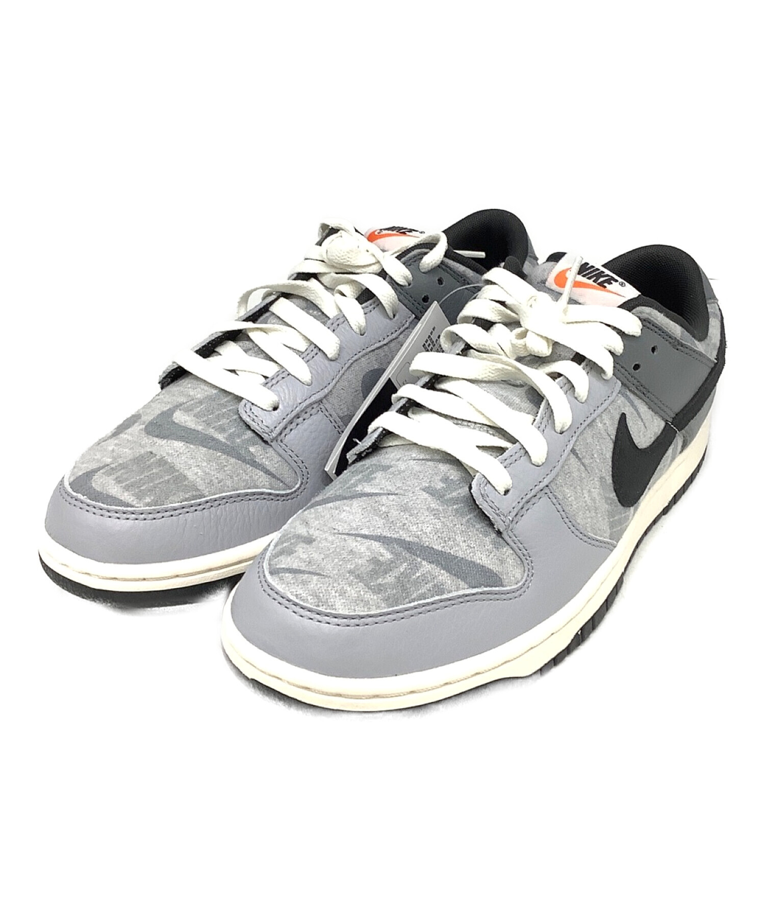 中古・古着通販】NIKE (ナイキ) DUNK LOW SE グレー×ブラック サイズ