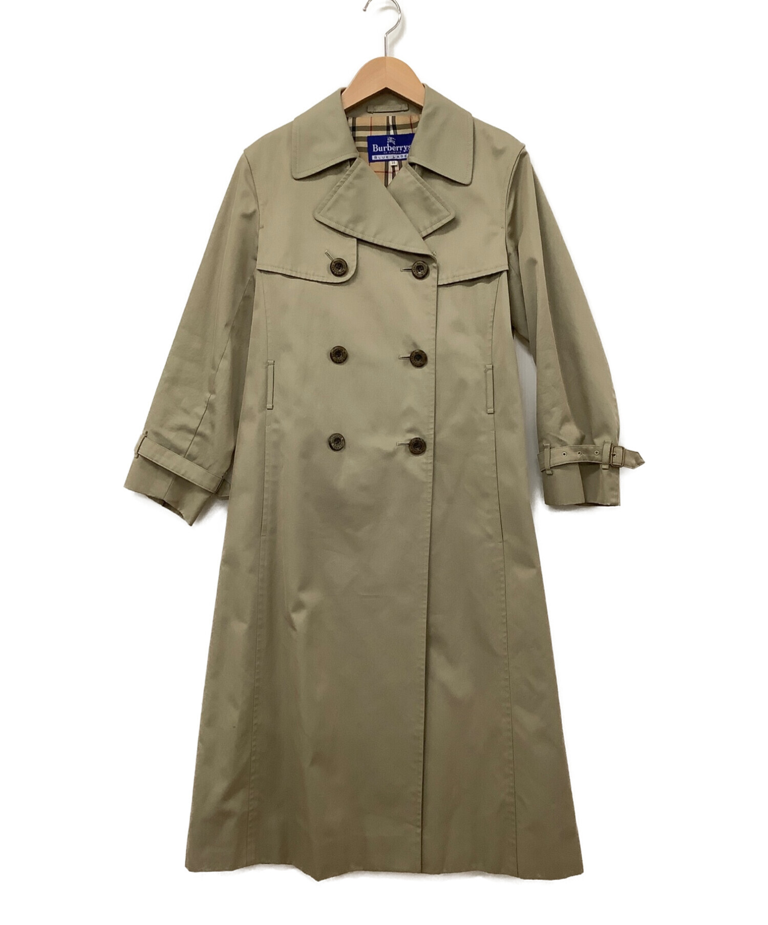 中古・古着通販】BURBERRY BLUE LABEL (バーバリーブルーレーベル) トレンチコート ベージュ サイズ:38｜ブランド・古着通販  トレファク公式【TREFAC FASHION】スマホサイト