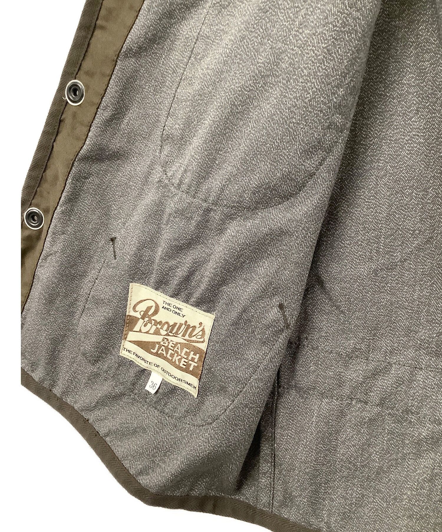 中古・古着通販】BROWN'S BEACH JACKET (ブラウンズビーチジャケット