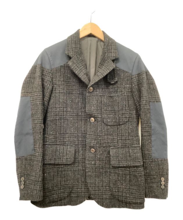 中古・古着通販】NIGEL CABOURN (ナイジェルケーボン) マロリージャケット ブラック×ネイビー サイズ:46｜ブランド・古着通販  トレファク公式【TREFAC FASHION】スマホサイト