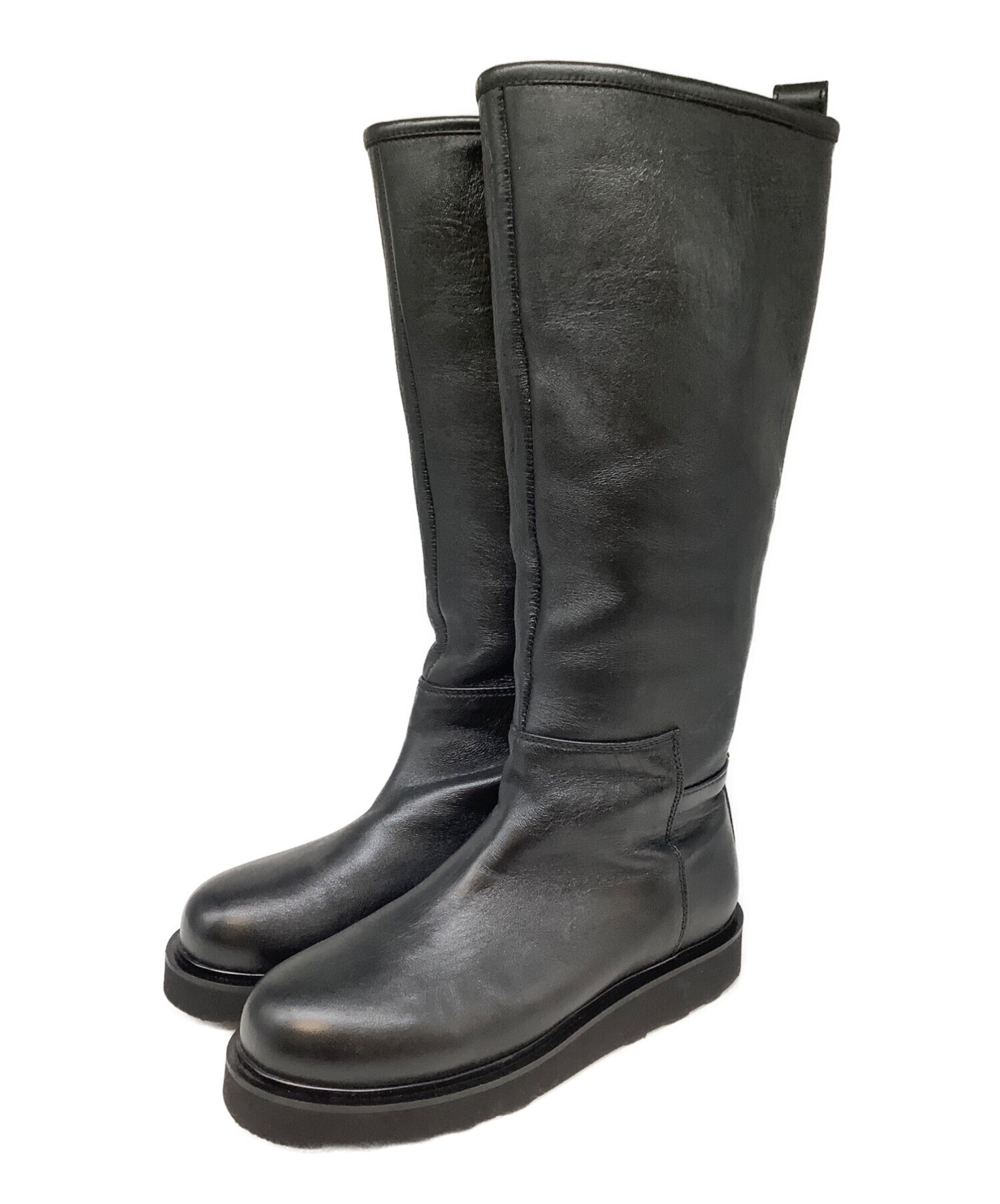 中古・古着通販】Caminando (カミナンド) RIDING LONG BOOTS ブラック