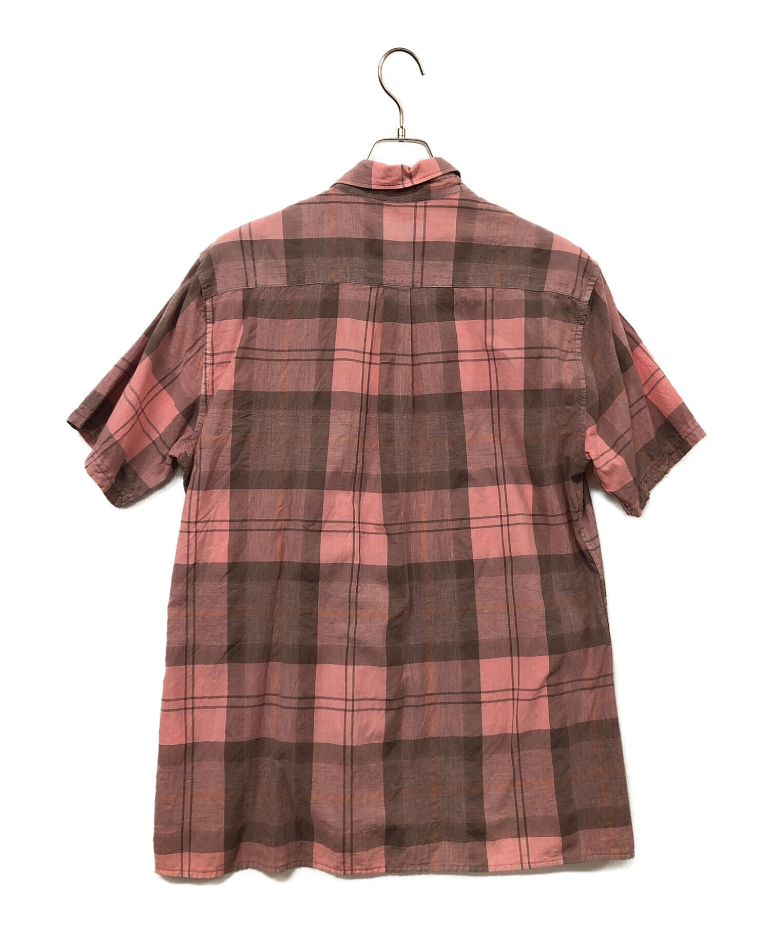 【中古・古着通販】Barbour (バブアー) チェックシャツ ピンク