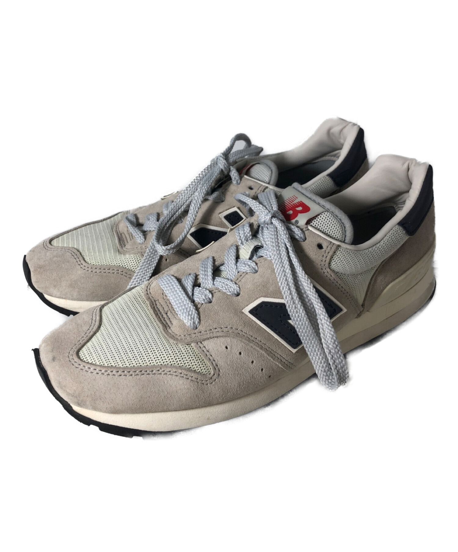 NEW BALANCE (ニューバランス) ローカットスニーカー グレー サイズ:26.5cm