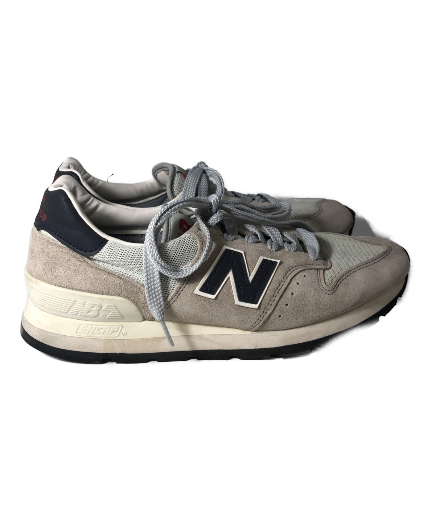 NEW BALANCE (ニューバランス) ローカットスニーカー グレー サイズ:26.5cm