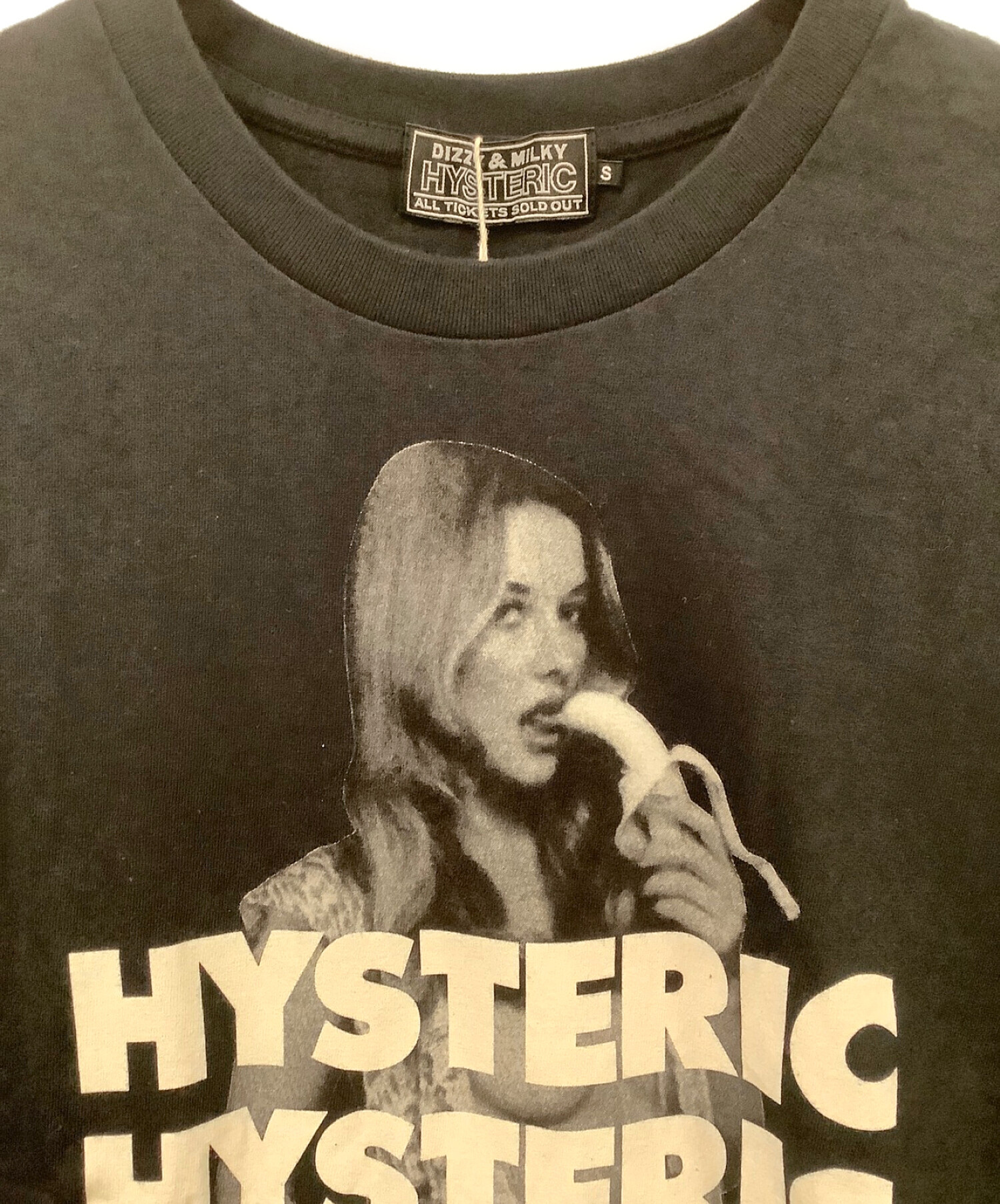 Hysteric Glamour (ヒステリックグラマー) 半袖カットソー ブラック サイズ:S 未使用品