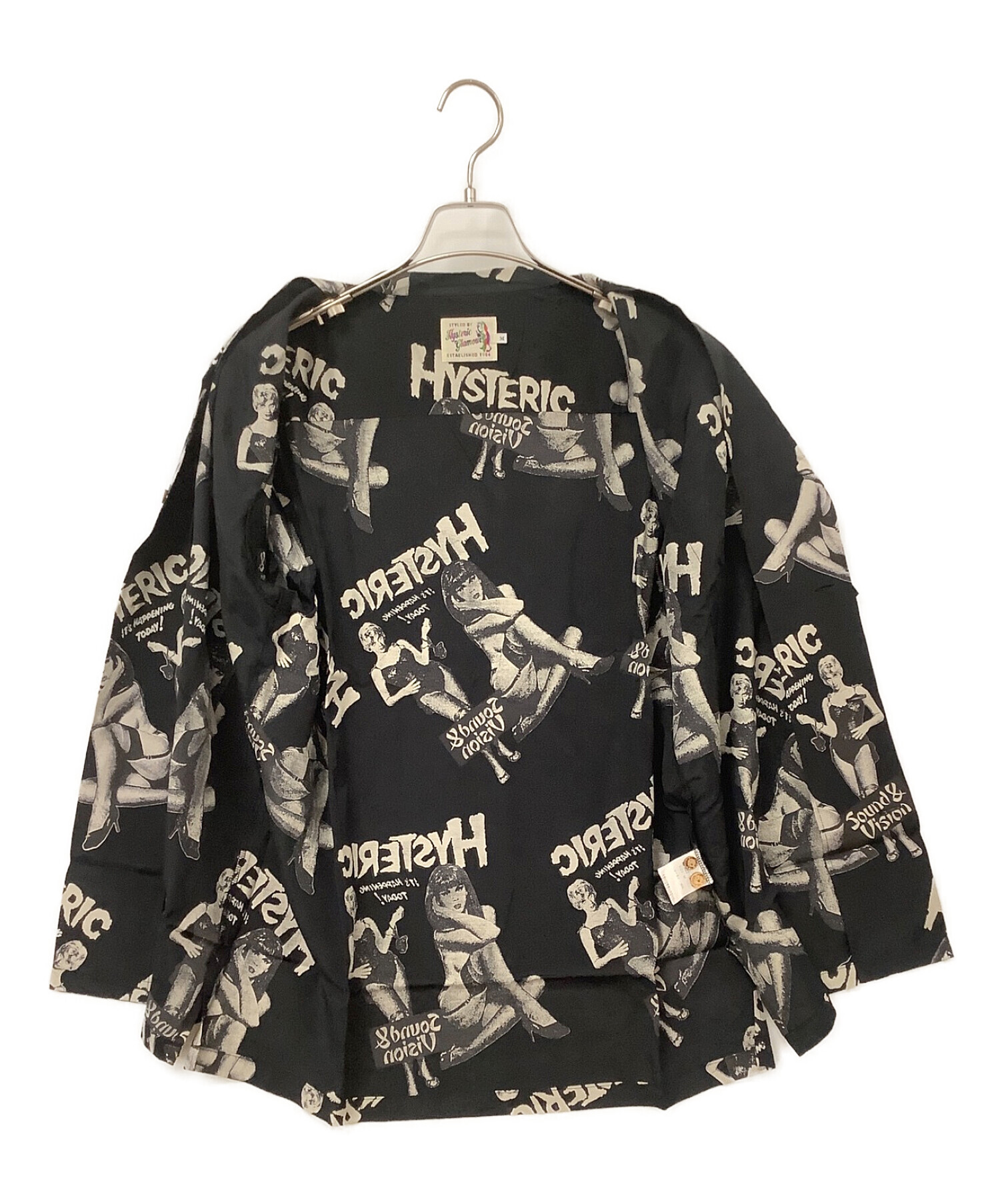 Hysteric Glamour (ヒステリックグラマー) アロハシャツ ブラック サイズ:M 未使用品