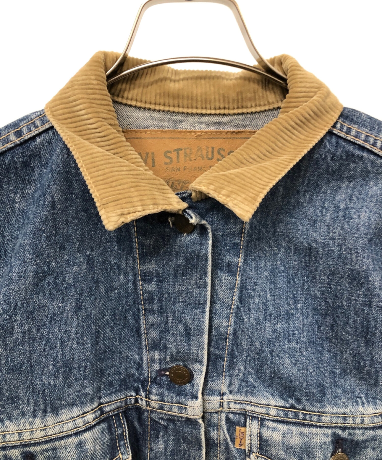 中古・古着通販】LEVI'S (リーバイス) デニムジャケット インディゴ