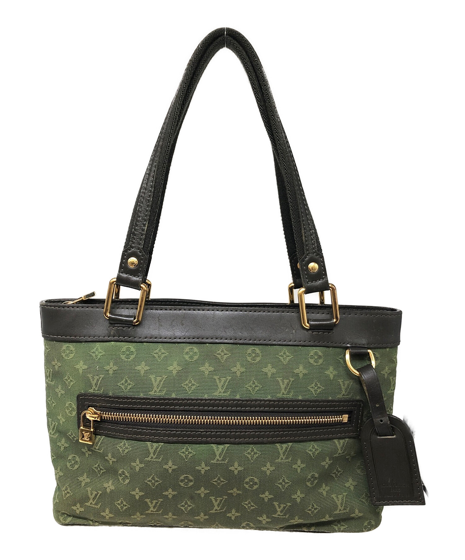 中古・古着通販】LOUIS VUITTON (ルイ ヴィトン) ルシーユPM グリーン×グレー サイズ:PM｜ブランド・古着通販  トレファク公式【TREFAC FASHION】スマホサイト