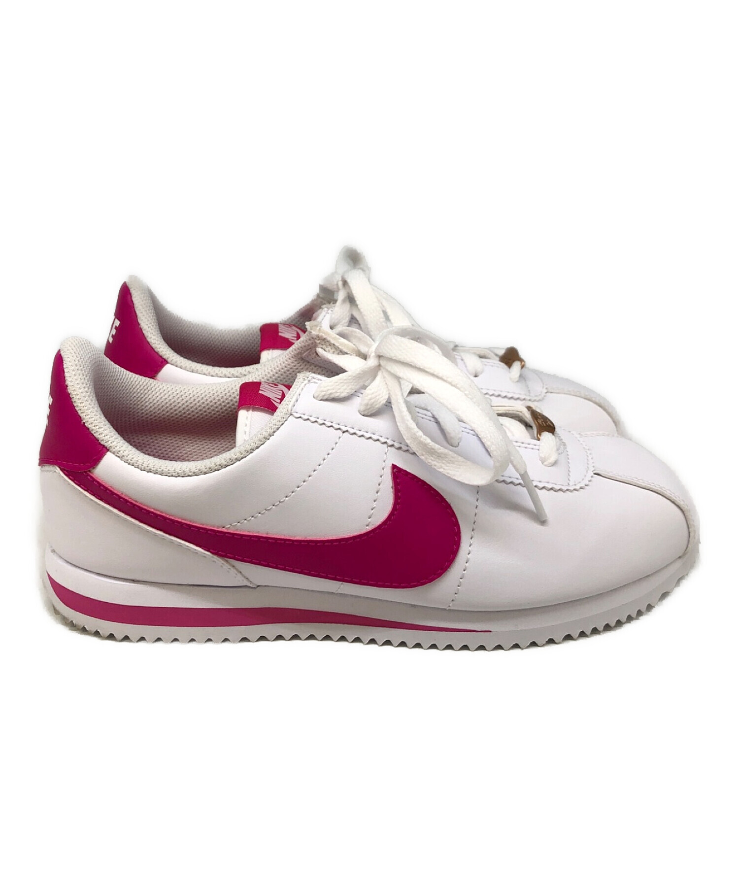 中古・古着通販】NIKE (ナイキ) CORTEZ BASIC ホワイト×ピンク サイズ