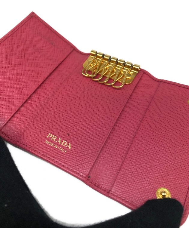 中古・古着通販】PRADA (プラダ) 6連キーケース ピンク｜ブランド・古着通販 トレファク公式【TREFAC FASHION】スマホサイト