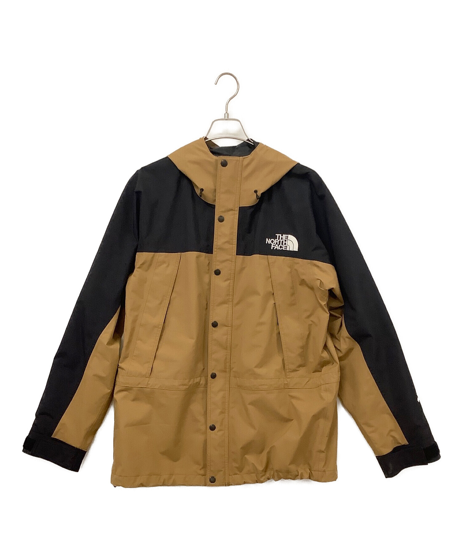 THE NORTH FACE (ザ ノース フェイス) マウンテンライトジャケット ブラウン×ブラック サイズ:XL