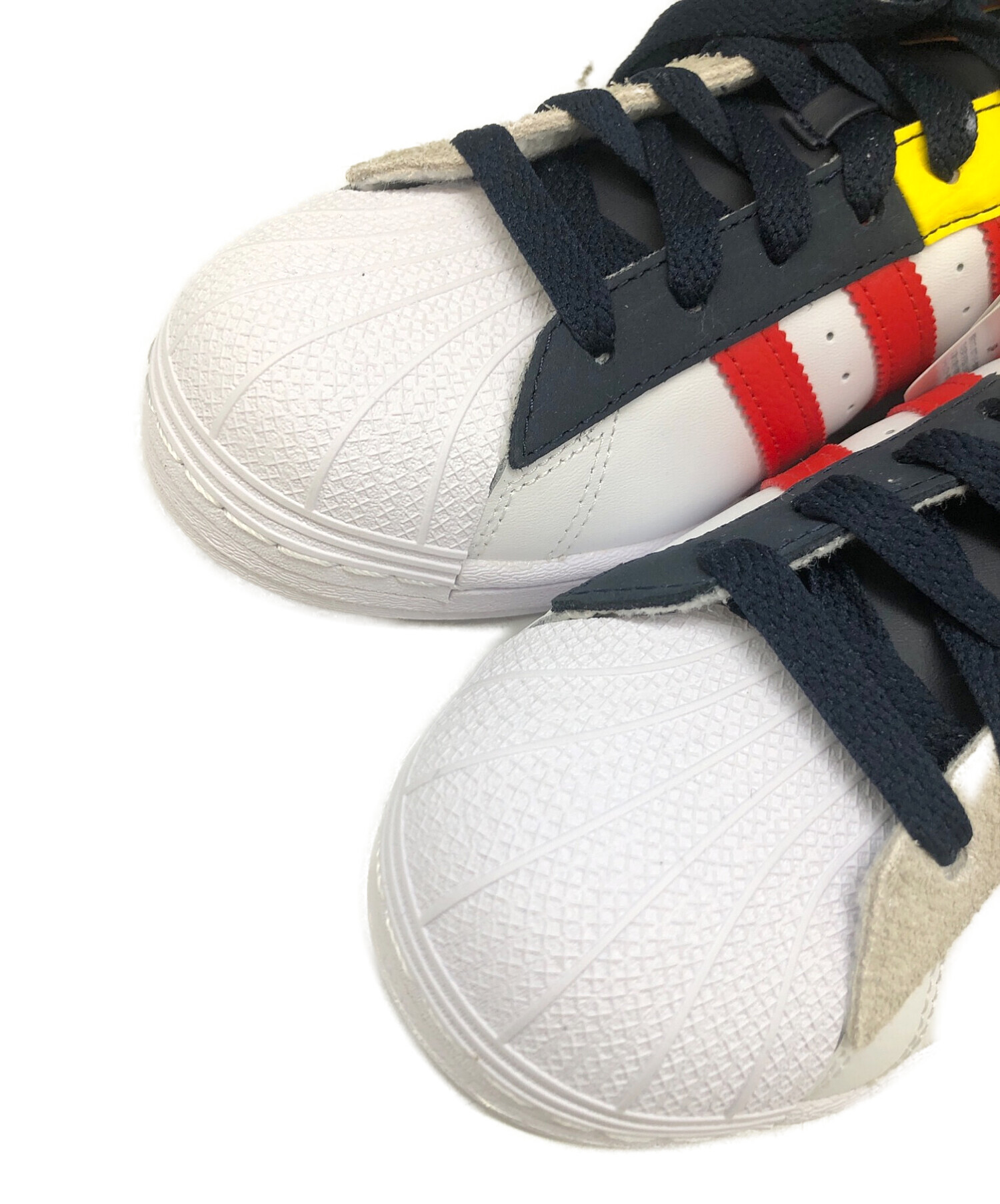 中古・古着通販】adidas (アディダス) SUPERSTAR ホワイト×レッド