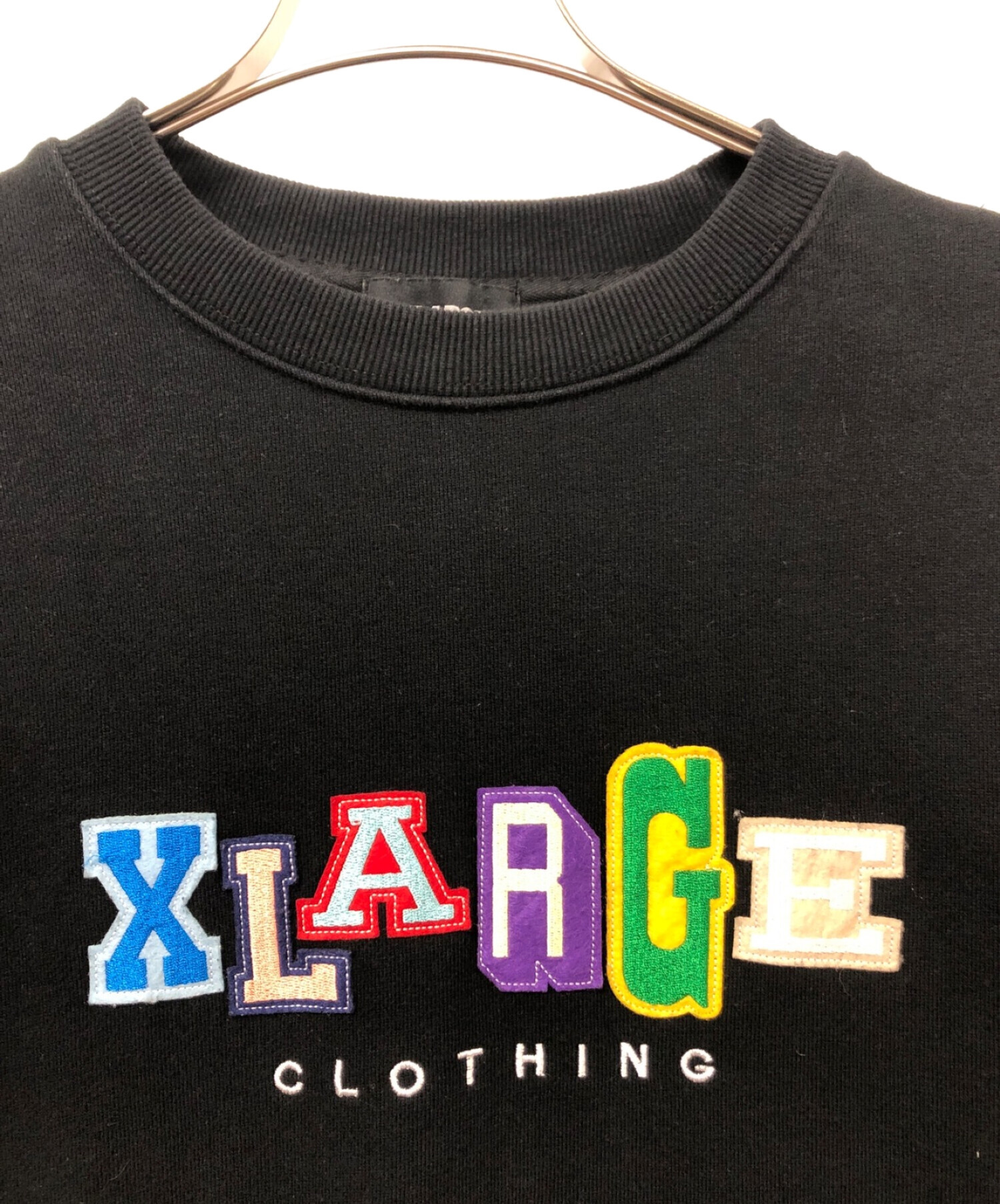 中古・古着通販】X-LARGE (エクストララージ) MULTI COLLEGE LOGO CREW