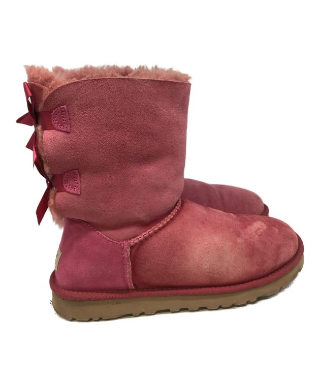 中古・古着通販】UGG (アグ) ムートンブーツ ピンク サイズ:25cm 