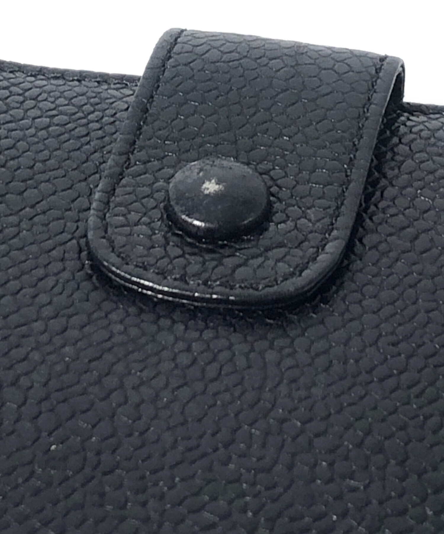 中古・古着通販】CHANEL (シャネル) Wホック財布 ブラック｜ブランド