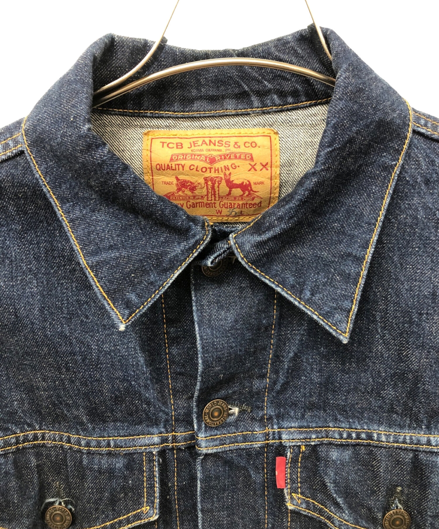 取引企業は交渉注視 210813○ TCB jeans デニム ジャケット 36 1st