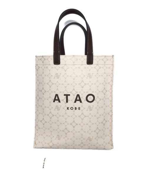 中古・古着通販】ATAO (アタオ) トートバッグ ベージュ×ブラウン