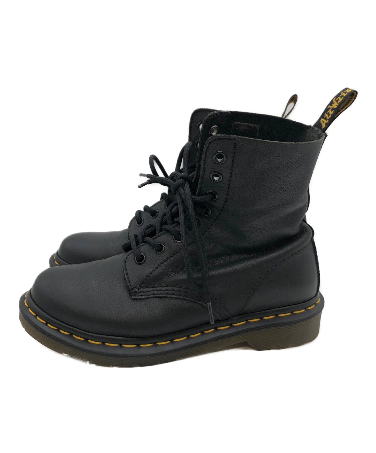 返品交換不可】 Dr.Martensドクターマーチン 8ホール 黒 UK7 ブーツ