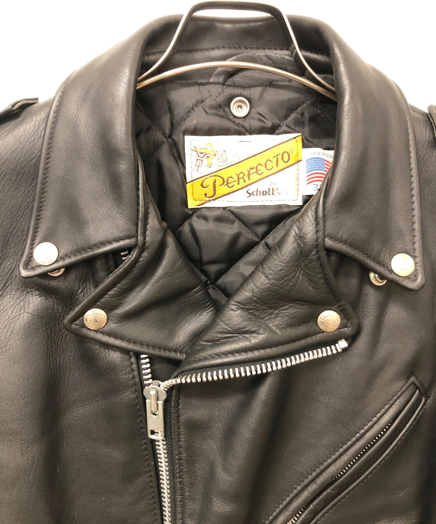 中古・古着通販】Schott (ショット) ダブルライダースジャケット ...