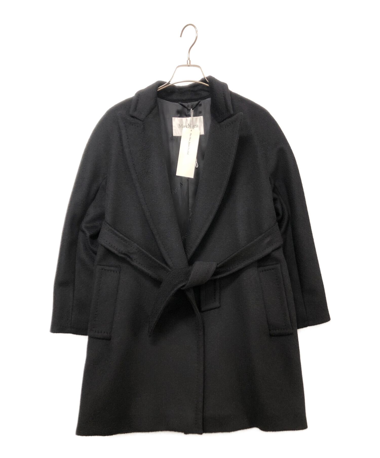 中古・古着通販】MaxMara (マックスマーラ) ベルト付ラップコート