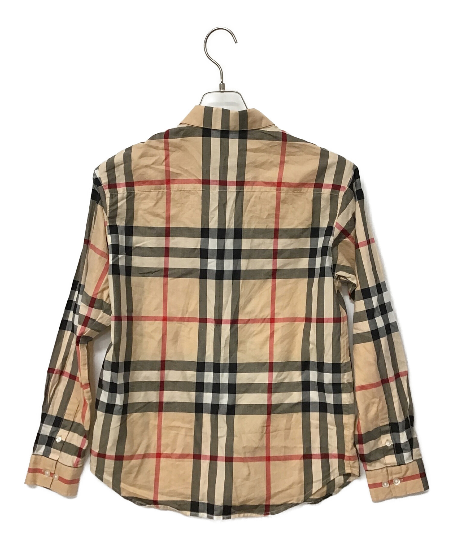 BURBERRY LONDON (バーバリー ロンドン) 長袖シャツ ベージュ サイズ:160A