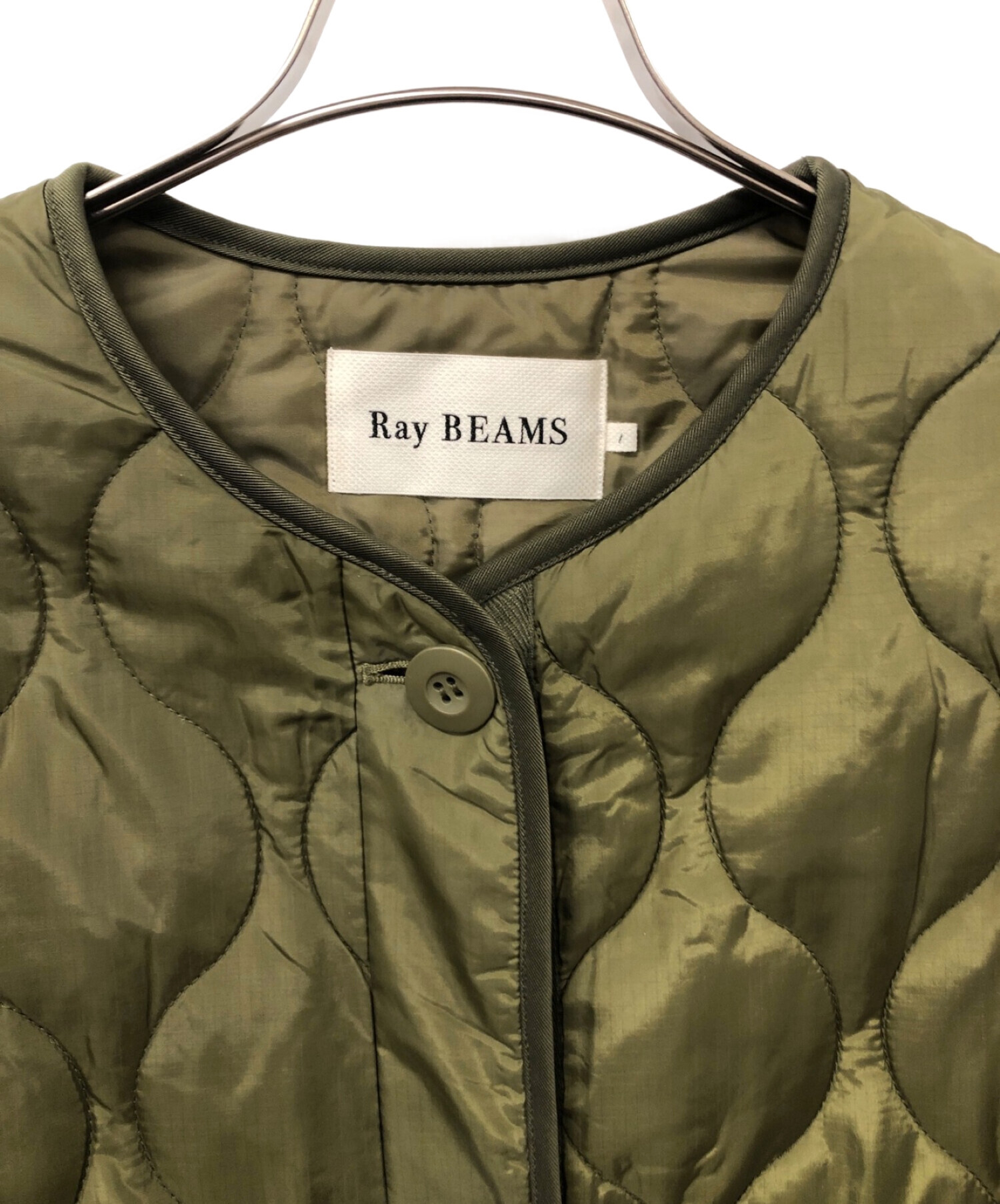 RAY BEAMS (レイ ビームス) キルティングコート カーキ サイズ:1 未使用品