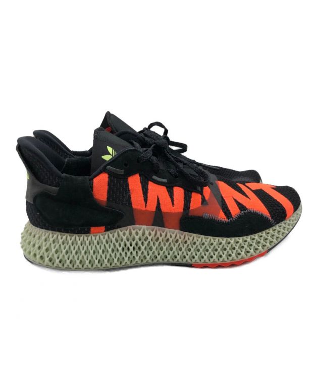 中古・古着通販】adidas (アディダス) ZX 4000 4D ブラック×グリーン 