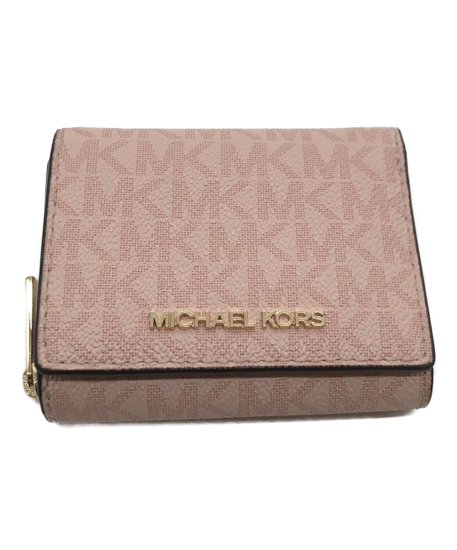 中古・古着通販】MICHAEL KORS (マイケルコース) 3つ折り財布 ピンク｜ブランド・古着通販 トレファク公式【TREFAC  FASHION】スマホサイト