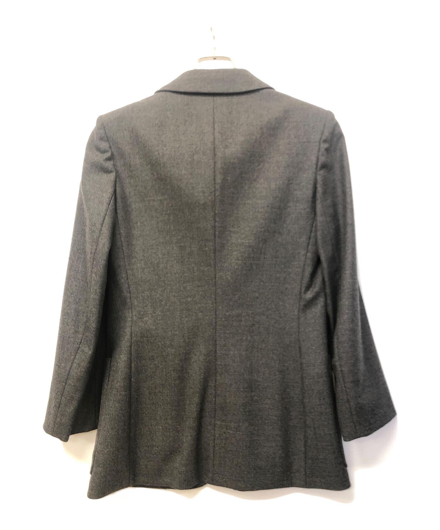 袖丈約55cm【美品】CELINE セリーヌ 最高級 カシミヤ100% ツイードスカートスーツ