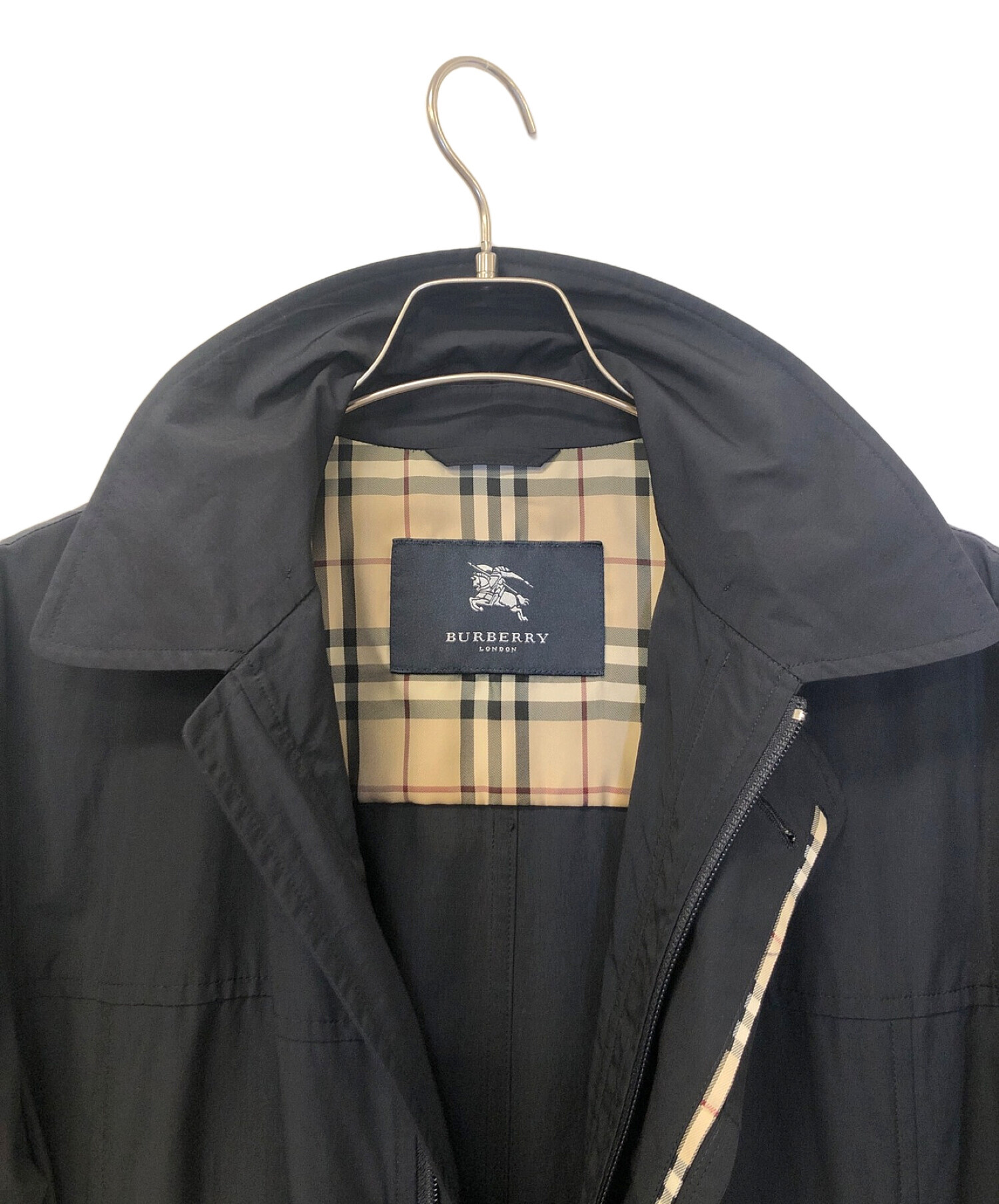 中古・古着通販】BURBERRY LONDON (バーバリー ロンドン) 比翼ナイロン 