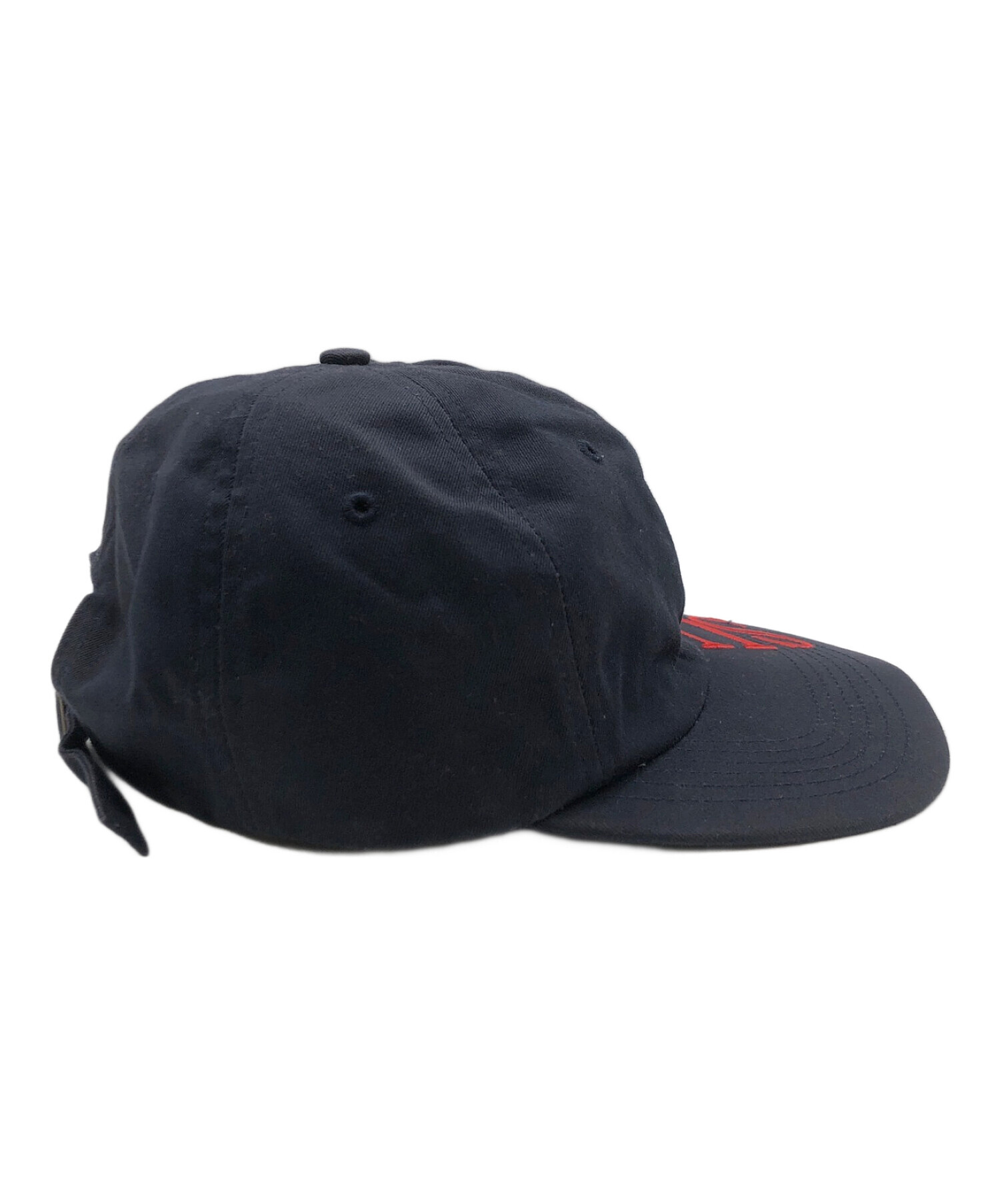 Supreme (シュプリーム) Side Arc 6-Panel ネイビー×レッド