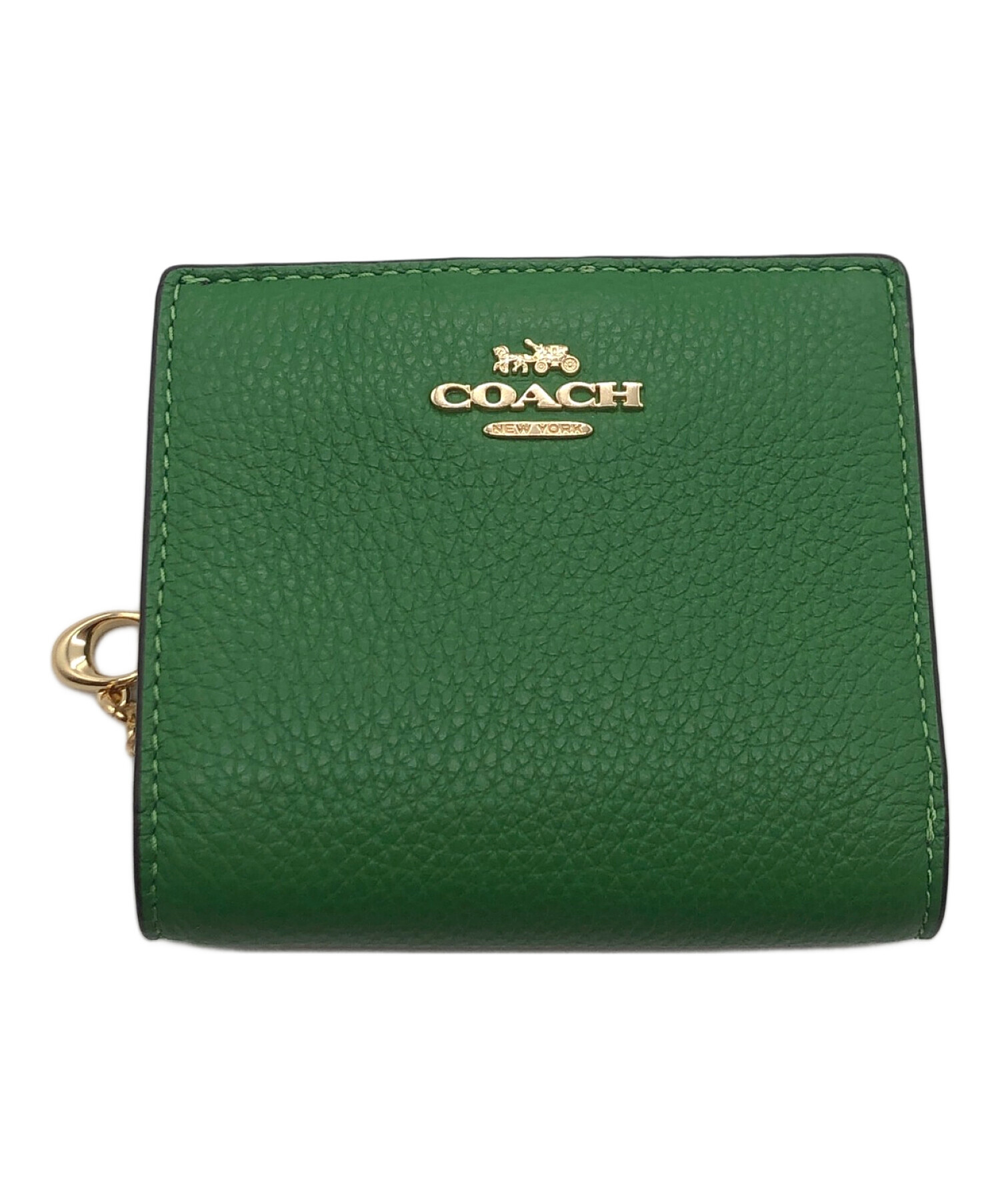 中古・古着通販】COACH (コーチ) スナップ ウォレット グリーン ...