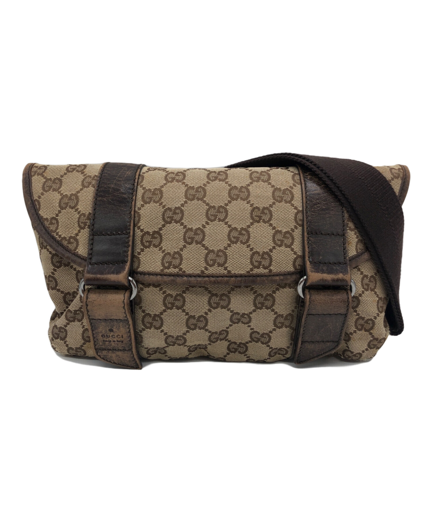 中古・古着通販】GUCCI (グッチ) GGキャンバス ウエストバッグ ボディバッグ｜ブランド・古着通販 トレファク公式【TREFAC  FASHION】スマホサイト