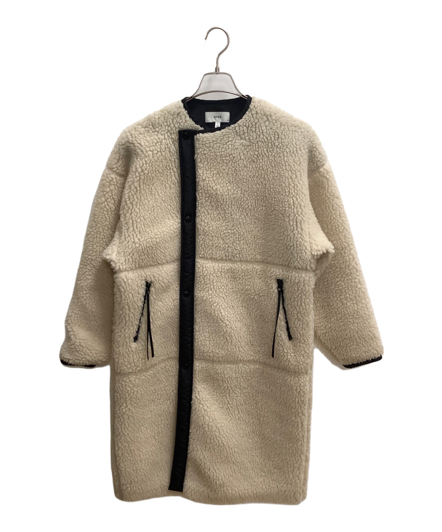 中古・古着通販】HYKE (ハイク) FAUX SHEARLING COAT ベージュ サイズ:SIZE 1｜ブランド・古着通販  トレファク公式【TREFAC FASHION】スマホサイト