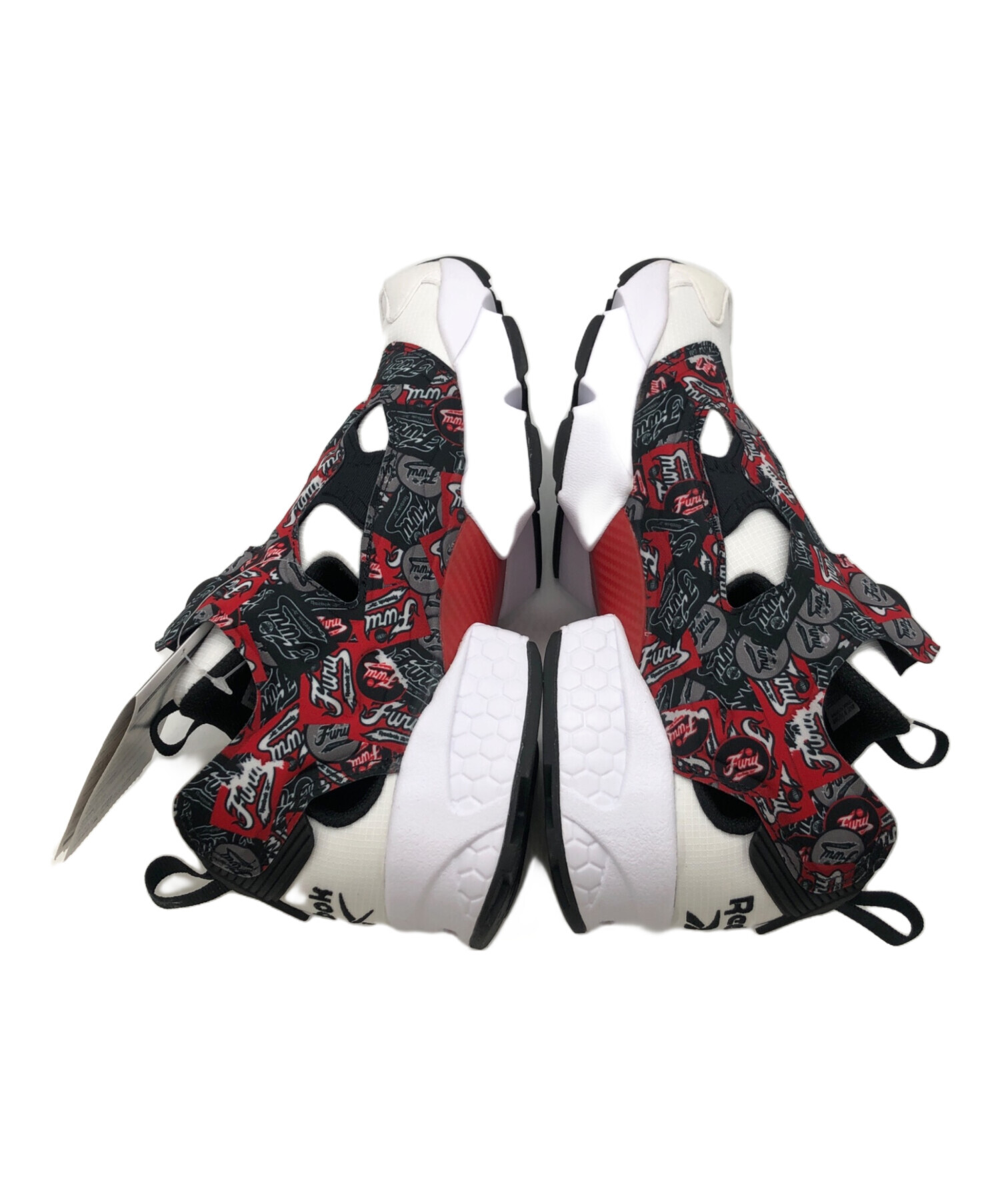 REEBOK (リーボック) INSTAPUMP FURY OG NM ブラック×レッド サイズ:25cm 未使用品