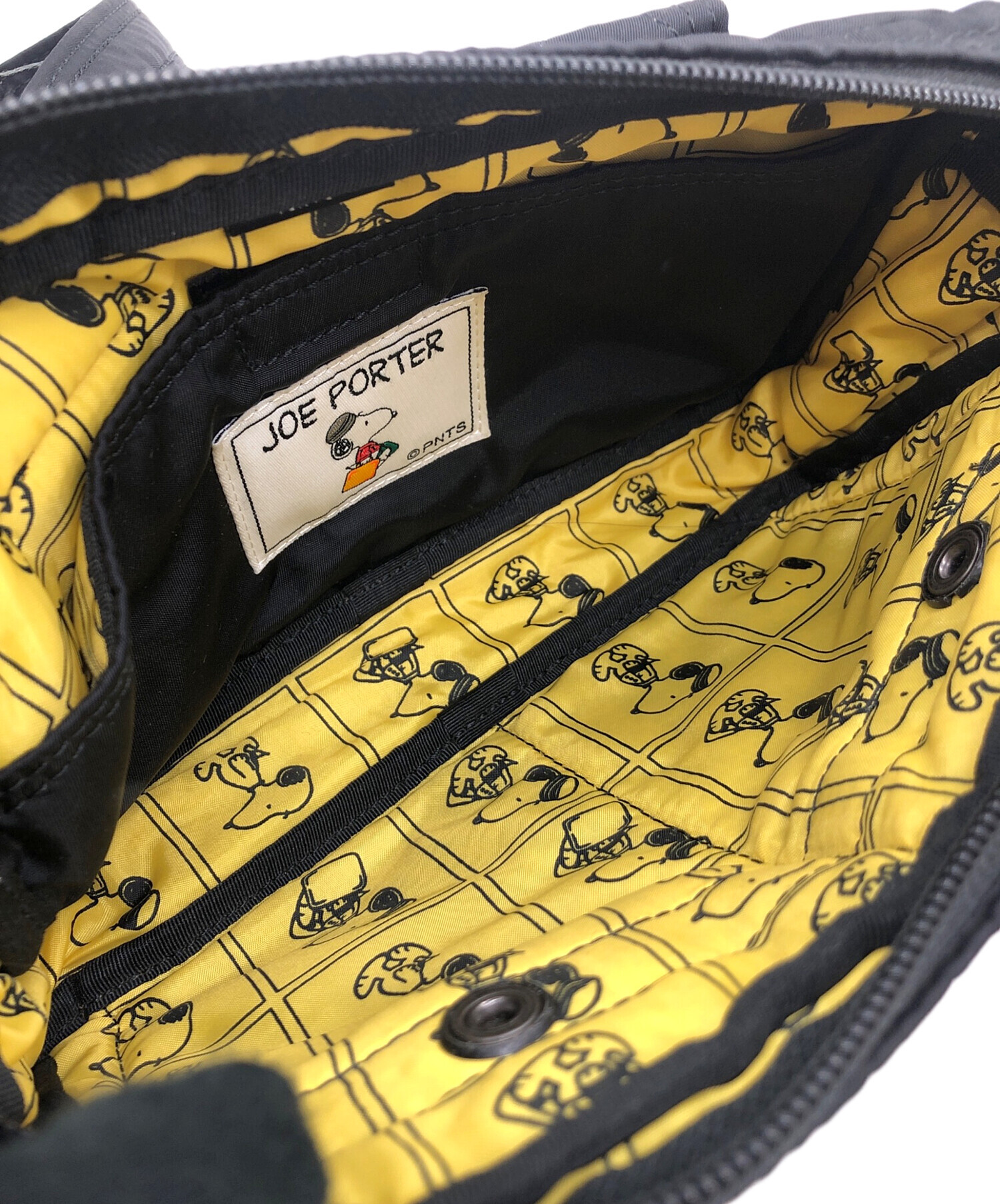 中古・古着通販】PORTER (ポーター) SNOOPY (スヌーピー) タンカー ショルダーバッグ ブラック｜ブランド・古着通販  トレファク公式【TREFAC FASHION】スマホサイト