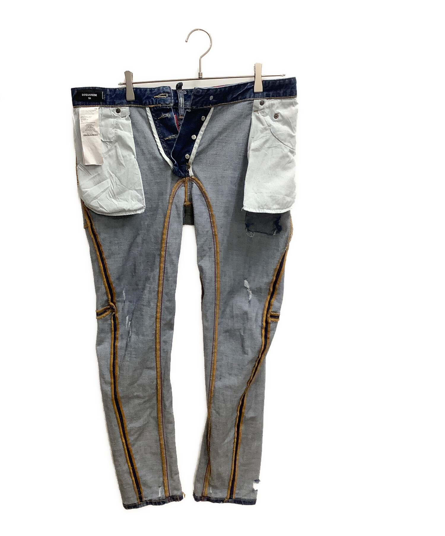 中古・古着通販】DSQUARED2 (ディースクエアード) デニムパンツ インディゴブルー サイズ:SIZE 50｜ブランド・古着通販  トレファク公式【TREFAC FASHION】スマホサイト