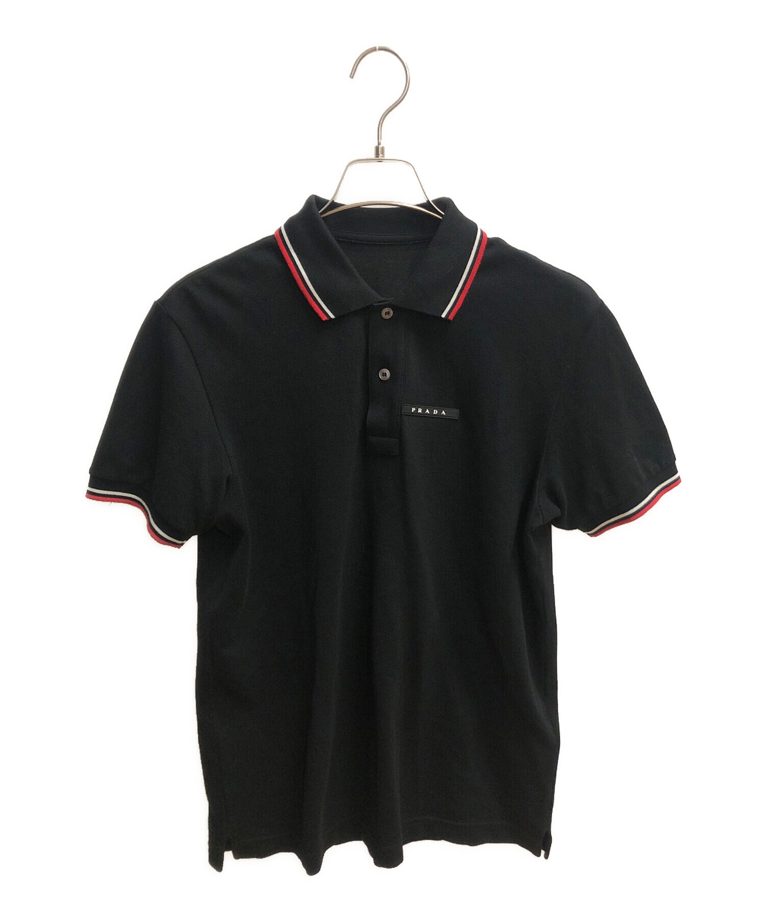 中古・古着通販】PRADA (プラダ) ポロシャツ ブラック サイズ:SIZE S｜ブランド・古着通販 トレファク公式【TREFAC  FASHION】スマホサイト